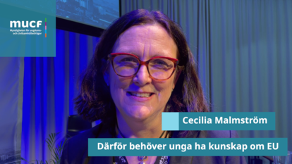 Cecilia Malmström, tidigare Sveriges EU-minister