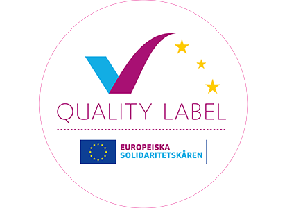Quality Labels och Europeiska solidaritetskårens logotyp