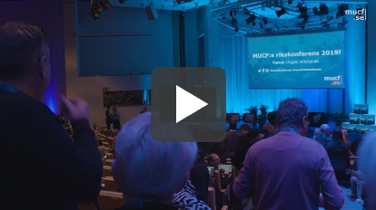 Filmen visar en tillbakablick på MUCF:s rikskonferens 2019