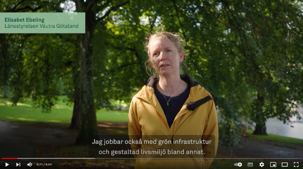 Film om grön infrastruktur i praktiken – Viskans Park i Borås | Naturvårdsverket