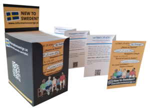 Ställ med informationsfoldrar om Informationsverige.se