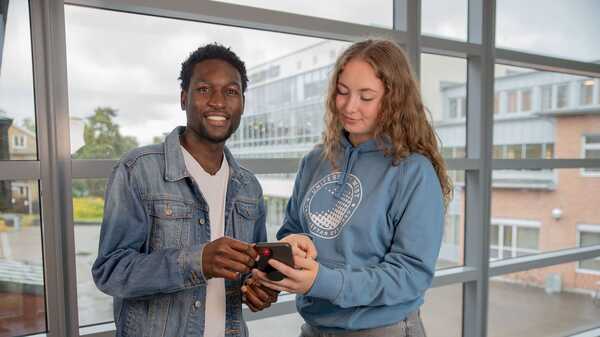 Två studenter