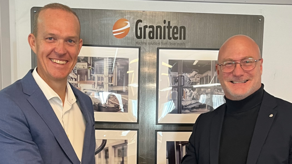 rektor Mats Jägstam och Granitens vd Magnus Wall