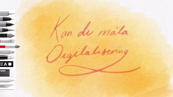 Kan du måla digitalisering?