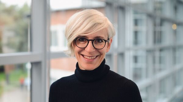 Hans Pehrson från Polestar och Boel Ekergård från Högskolan Väst