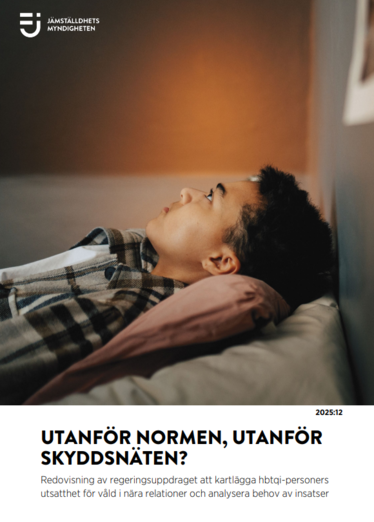 Framsidebild av Jämställdhetsmyndighetens rapport