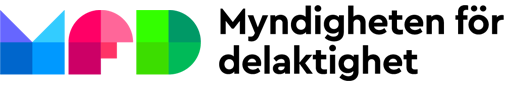Myndigheten för delaktighet logotyp