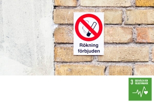 Skylten rökning förbjuden