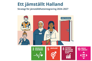 Framsidan på rapporten om Ett jämställt Halland