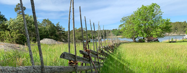 Gärsgård på Rågskär. Foto: Länsstyrelsen.