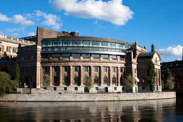 Riksdagshuset Rosenbad i Stockholm. Foto: Mostphotos.