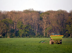 Bilden visar precisionsodling.