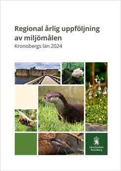 Framsida på Regional årlig uppföljning av miljömålen 2024.