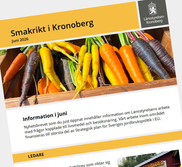 Nyhetsbrevet Smakrikt i Kronoberg