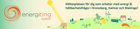 Mötesplats för dig som arbetar med energi & hållbarhetsfrågor i Kronoberg, Kalmar och Blekinge!