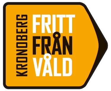 Logotyp med texten Kronoberg fritt från våld