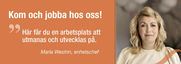 Rubrikbild för att locka fler att komma och jobba hos oss