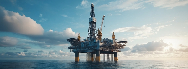 Oljeplattform - AI-genererad