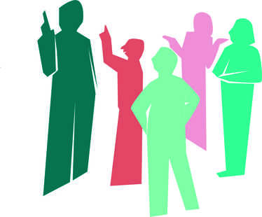 Illustration av elever