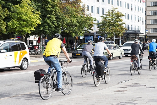 Cykelpendlare. Foto: Ove Nordström/Mostphotos.com