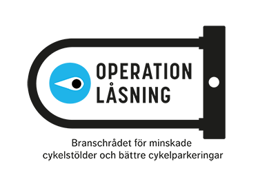 Logotyp Operation Låsning - Branschrådet för minskade cykelstölder och bättre cykelparkeringar