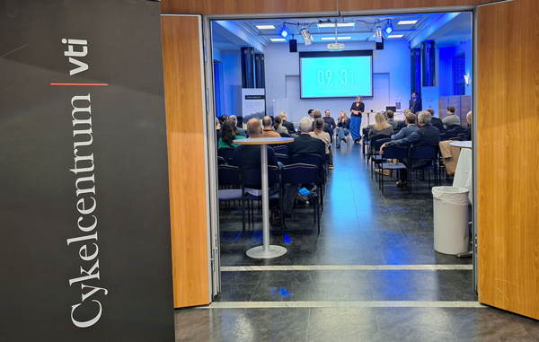 Träffpunkt Cykelcentrum 2025. Foto: Christina K Karlsson, VTI.