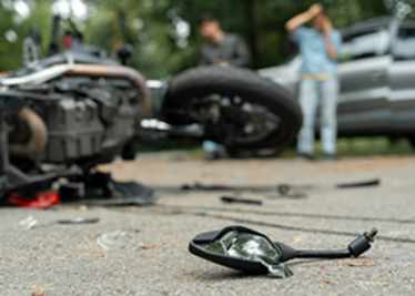 Motorcycle accident. Photo: Shutterstock.com