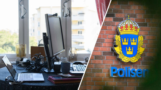 Polis vägrade arbeta från kontoret – riskerar att bli av med jobbet