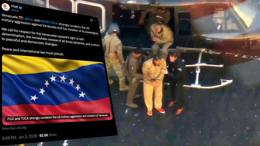 Världsfacket fördömer USA:s militära attack på Venezuela