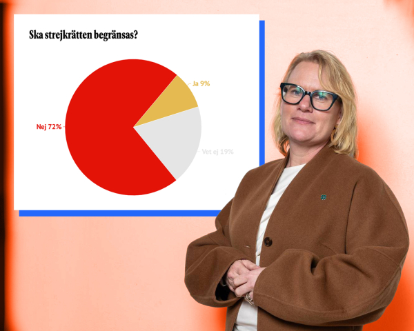 C fortsätter driva hårdare strejkregler trots lågt stöd –&nbsp;”relevant reform”