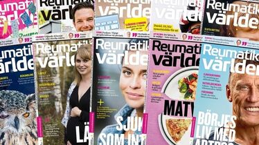 Många tidningar av Reumatikervärlden