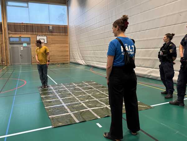 Dagen inleddes med en samarbetsövning som leddes av Marcus