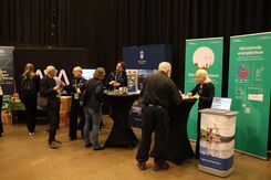 Utställare vid den regionala energikonferensen 2025.