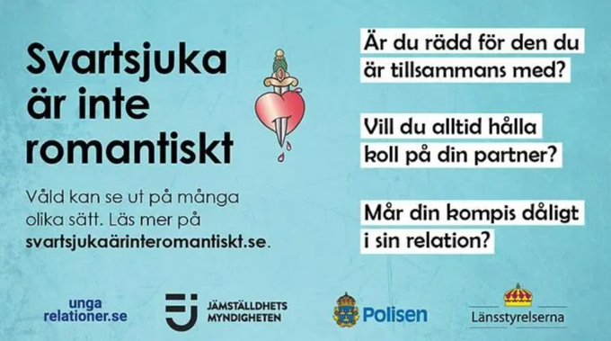 Svartsjuka är inte romantiskt