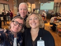 Therese Rosenblad, Leif Lendrup och Sara Jansson från LIFE Academy 